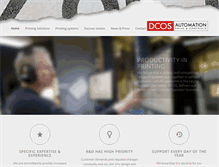 Tablet Screenshot of dcos.com